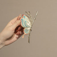 Thumbnail for Chic Handmade Colorful Enamel Butterfly Chignon Claw Clip Hair Clip - ArtGalleryZen