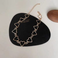 Thumbnail for Chic Heart Chain Necklace - ArtGalleryZen