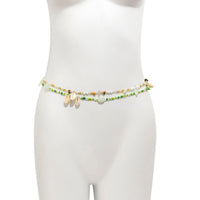 Thumbnail for Chic Layered Natural Stone Charm Cowry Tassel Seed Beaded Belly Chain Set - ArtGalleryZen
