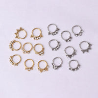Thumbnail for Chic Stainless Steel CZ Inlaid Nose Piercing Septum Ring Hoop - ArtGalleryZen