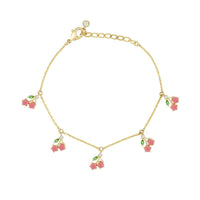 Thumbnail for Dainty Colorful Crystal Fruits Bracelet - ArtGalleryZen