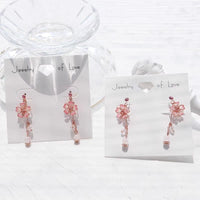 Thumbnail for Handmade Cherry Blossom Dangle Earrings - ArtGalleryZen