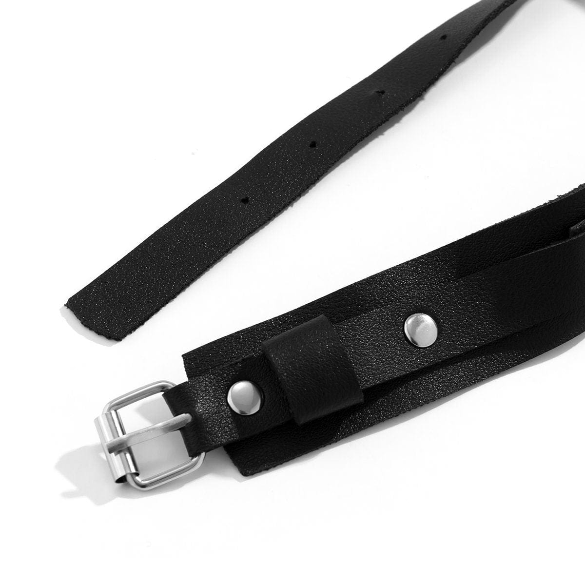 Punk PU Leather Upper Arm Cuff - ArtGalleryZen